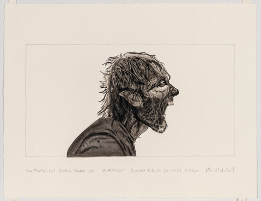John Mitchell | BLACKOUT: Animation Drawing NF: 104