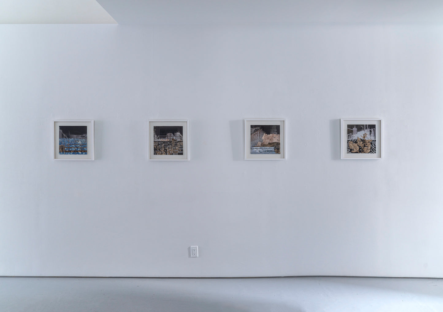 Ellen Driscoll | Self Portrait with Oil Refinery and Melting Ice