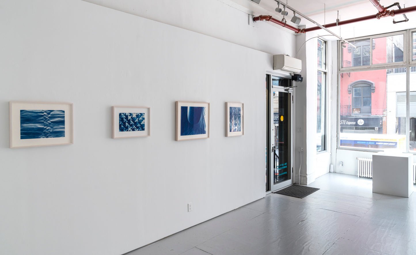 Fritz Horstman, Folded Cyanotype 331