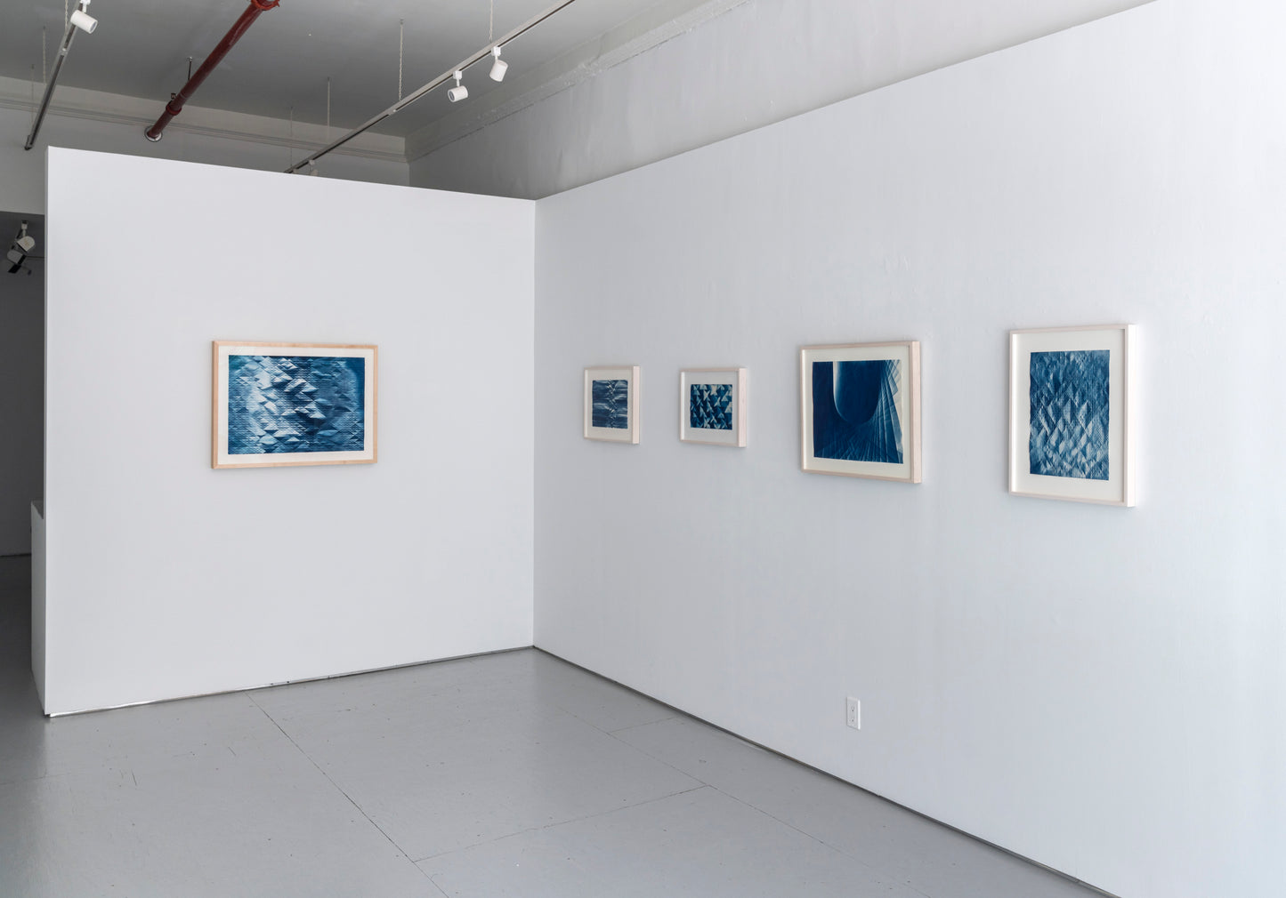 Fritz Horstman, Folded Cyanotype 341