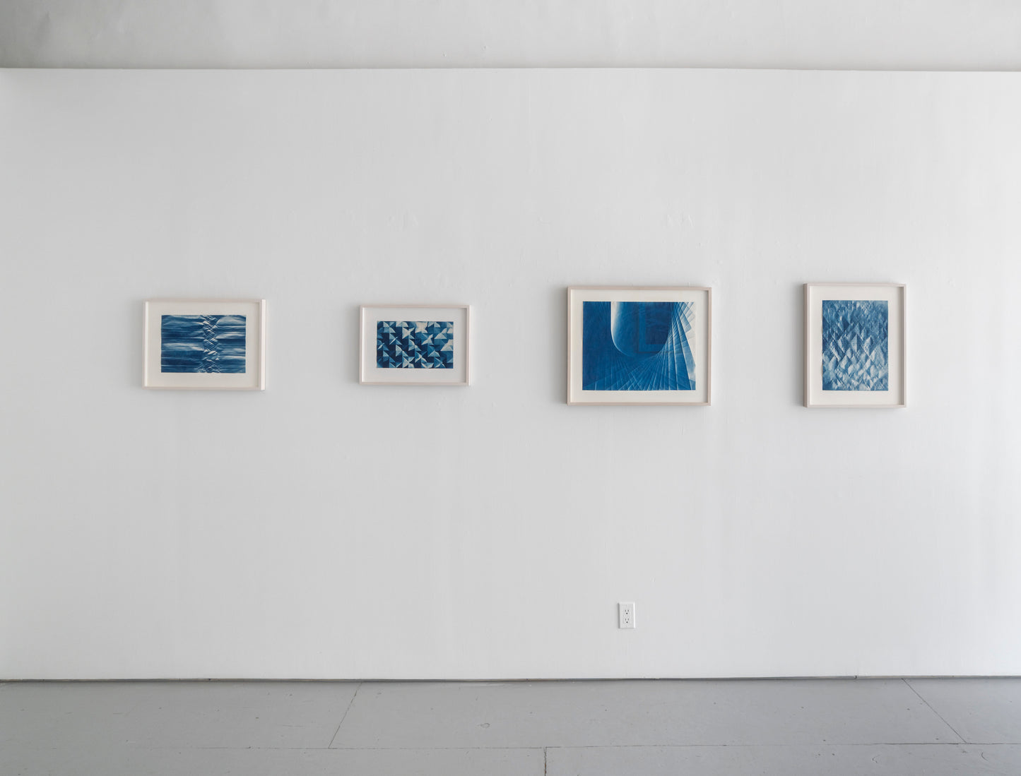 Fritz Horstman, Folded Cyanotype 341