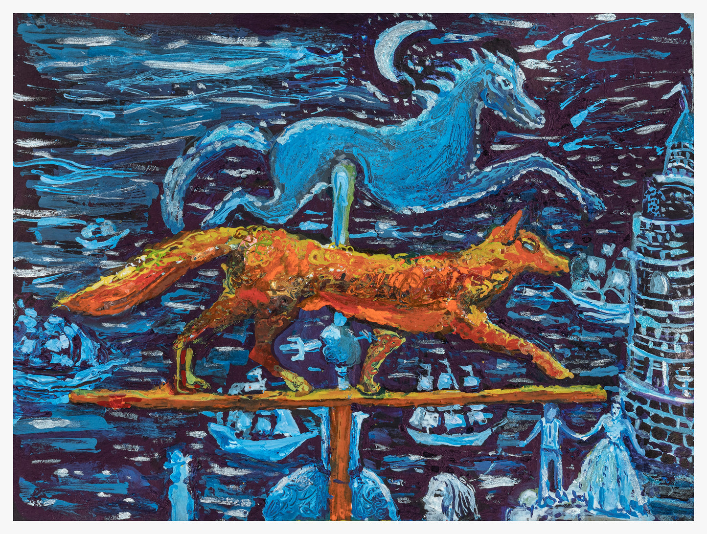 Laurie Heller Marcus | Bride & Groom Forever Trapped Under The Silvery Sky