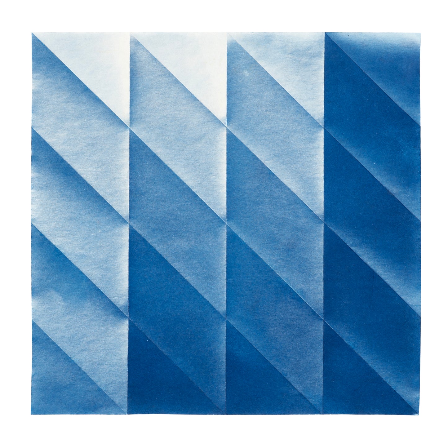 Fritz Horstman, Folded Cyanotype 282