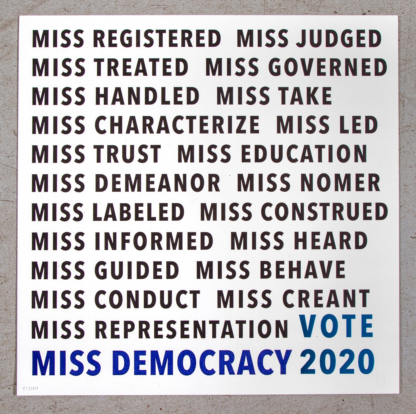 Miss Democracy | Group Exhibition