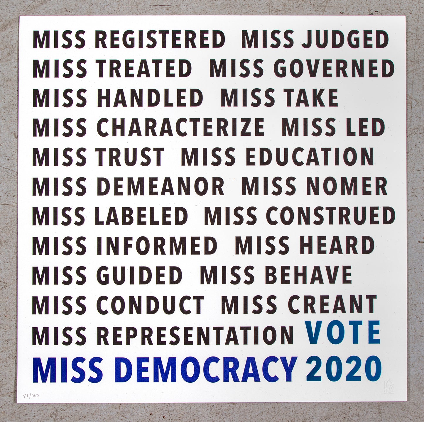 Miss Democracy | Online Group Exhibition