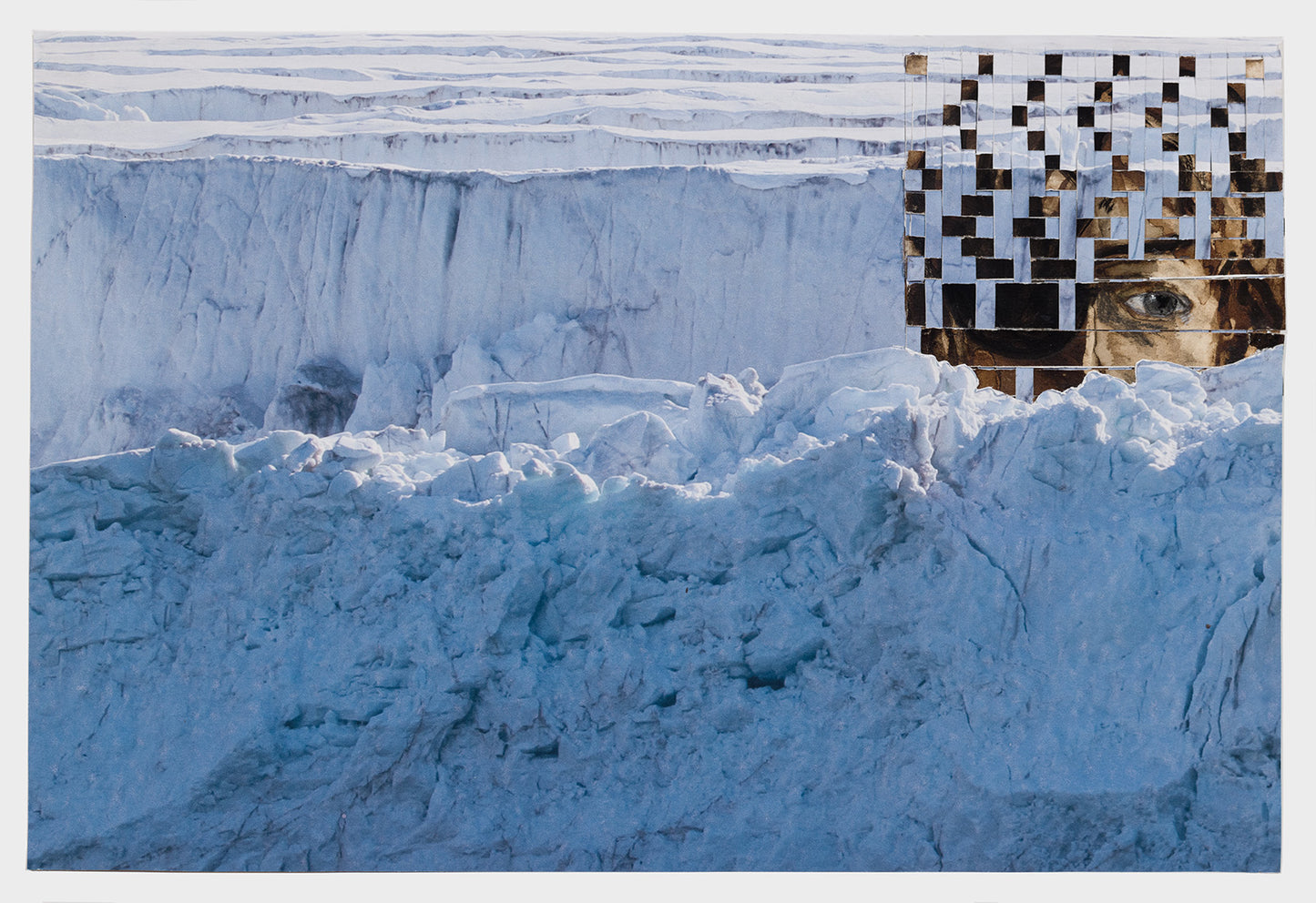 Ellen Driscoll | Self Portrait with Glacier Two