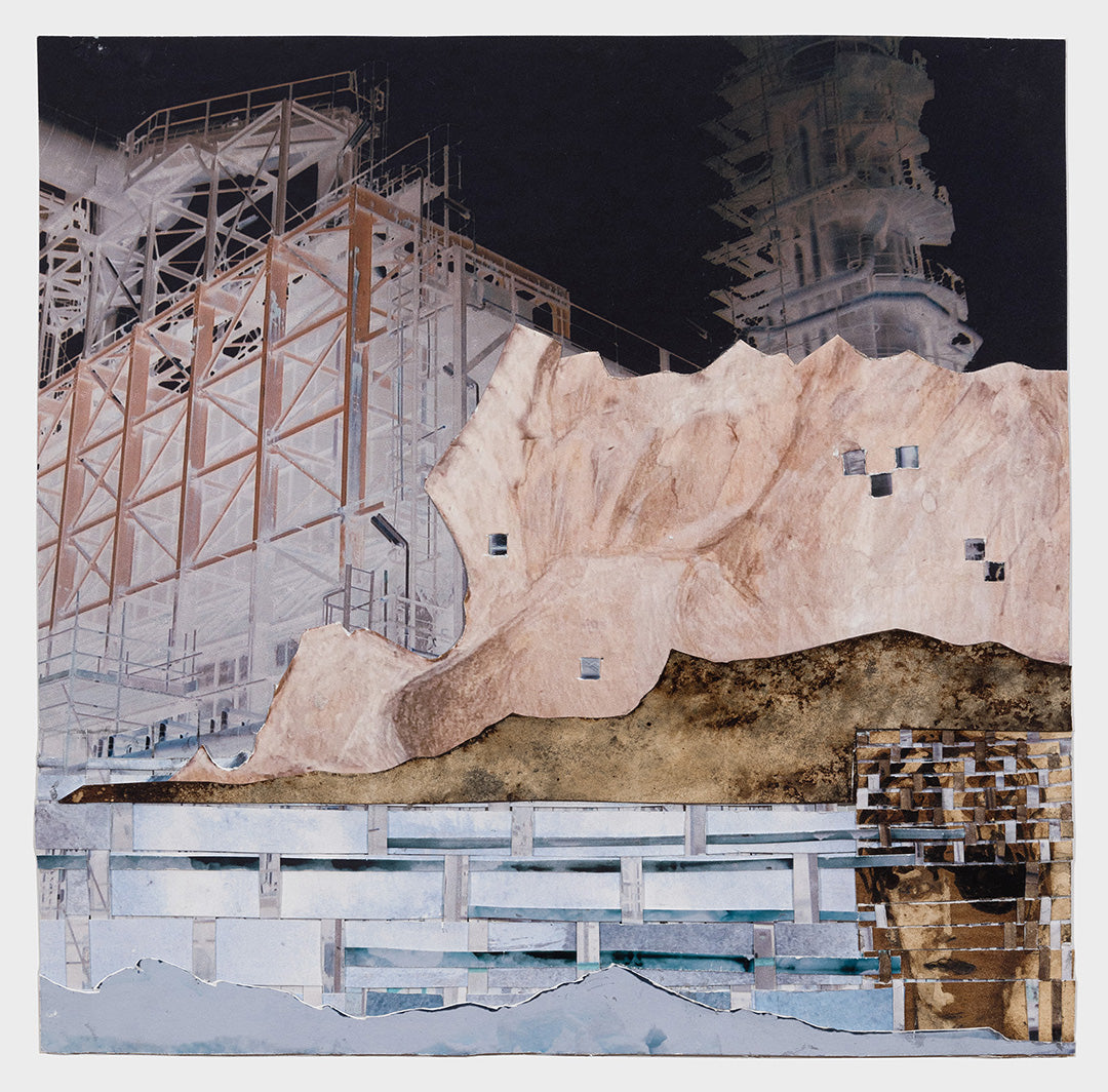 Ellen Driscoll | Self Portrait with Glacier and Oil Refinery Two