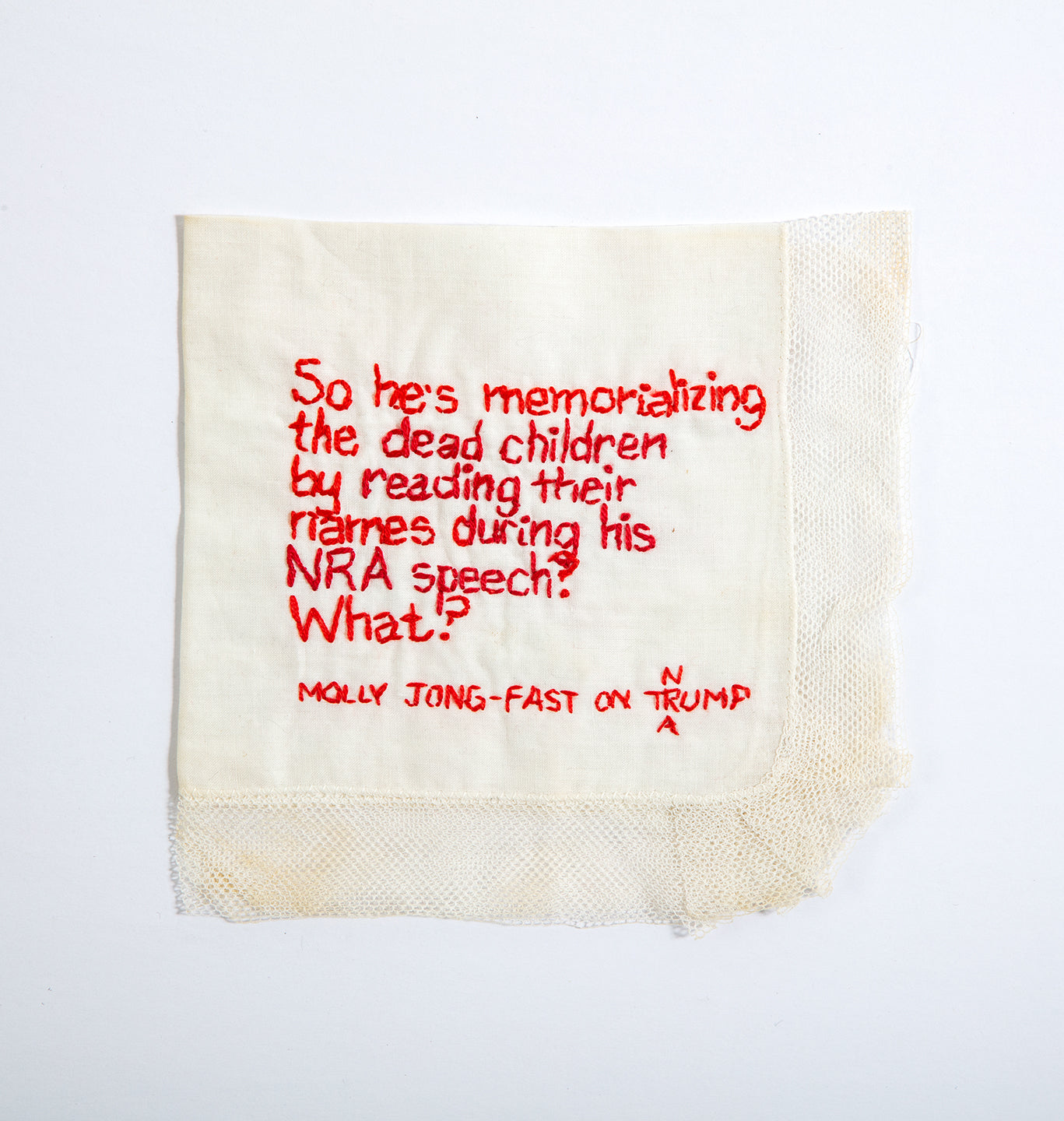 Diana Weymar | So he's memorializing...