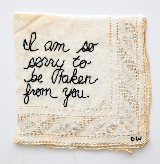 Diana Weymar |  I am so sorry