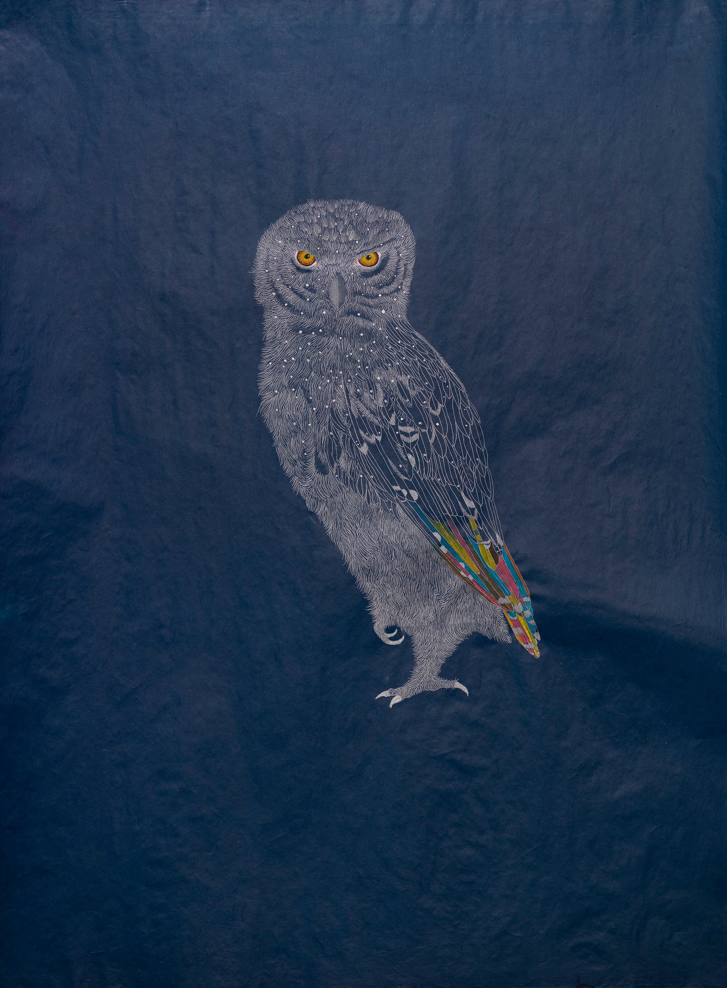 Valerie Hammond | Chimera (Owl, Rainbow), 2023