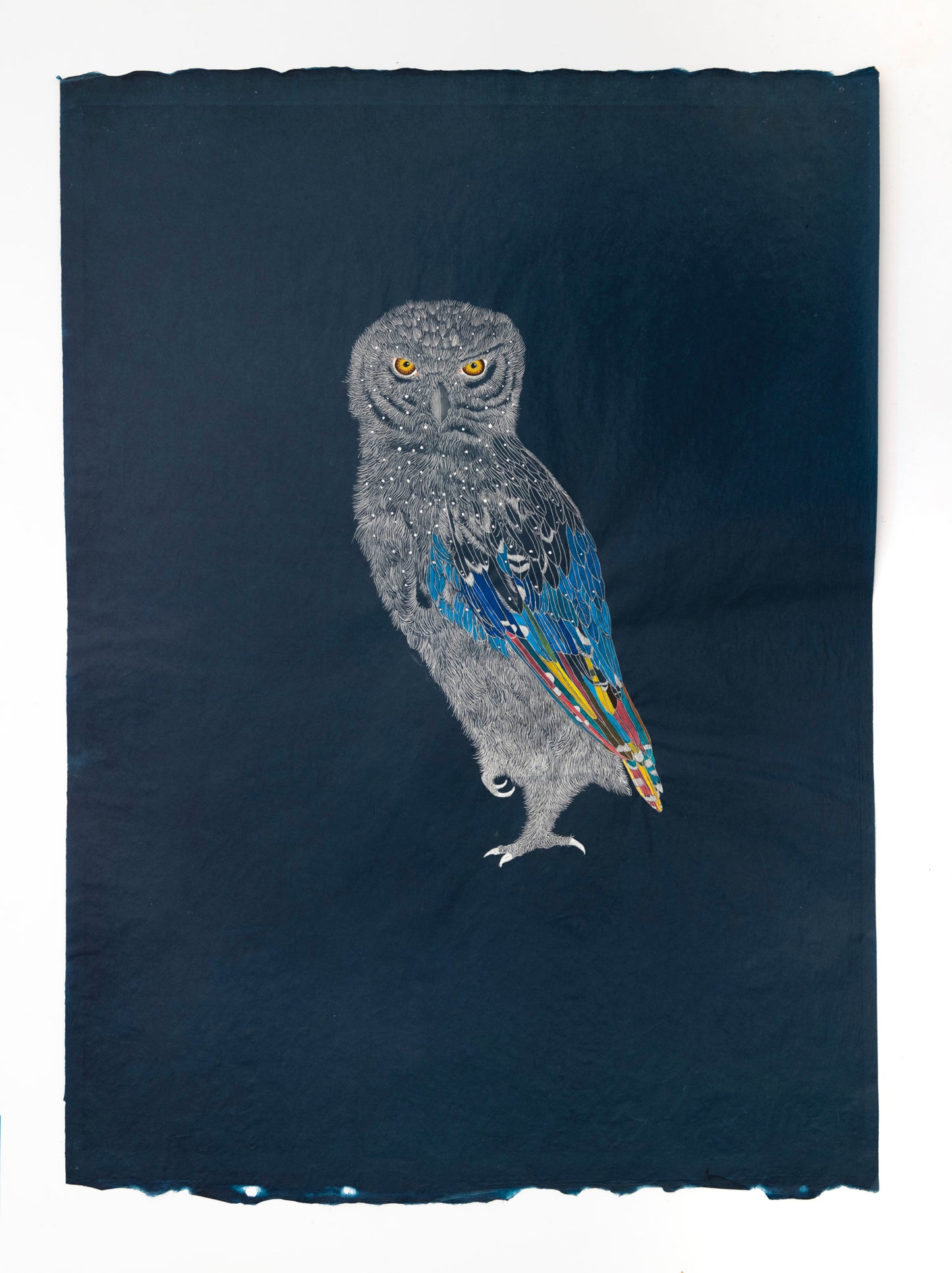 Valerie Hammond | Chimera (Owl, Rainbow), 2023
