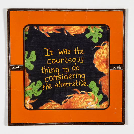 Diana Weymar |  Tiny Pricks Project | It Was The Courteous