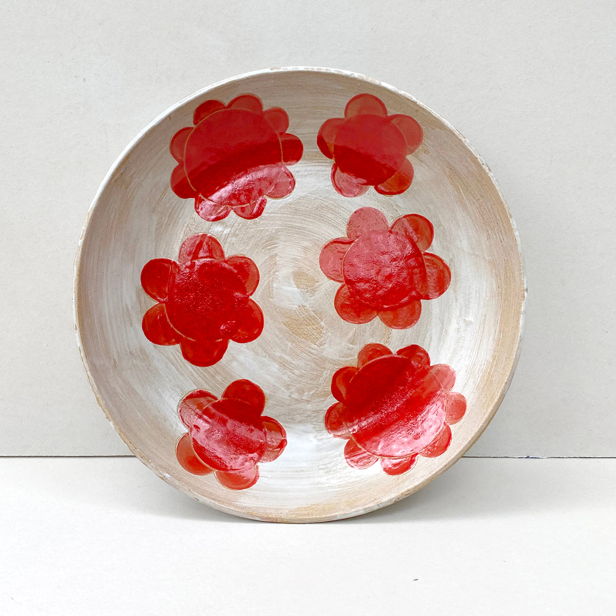 Janis Stemmermann | Red Flower Bowl III