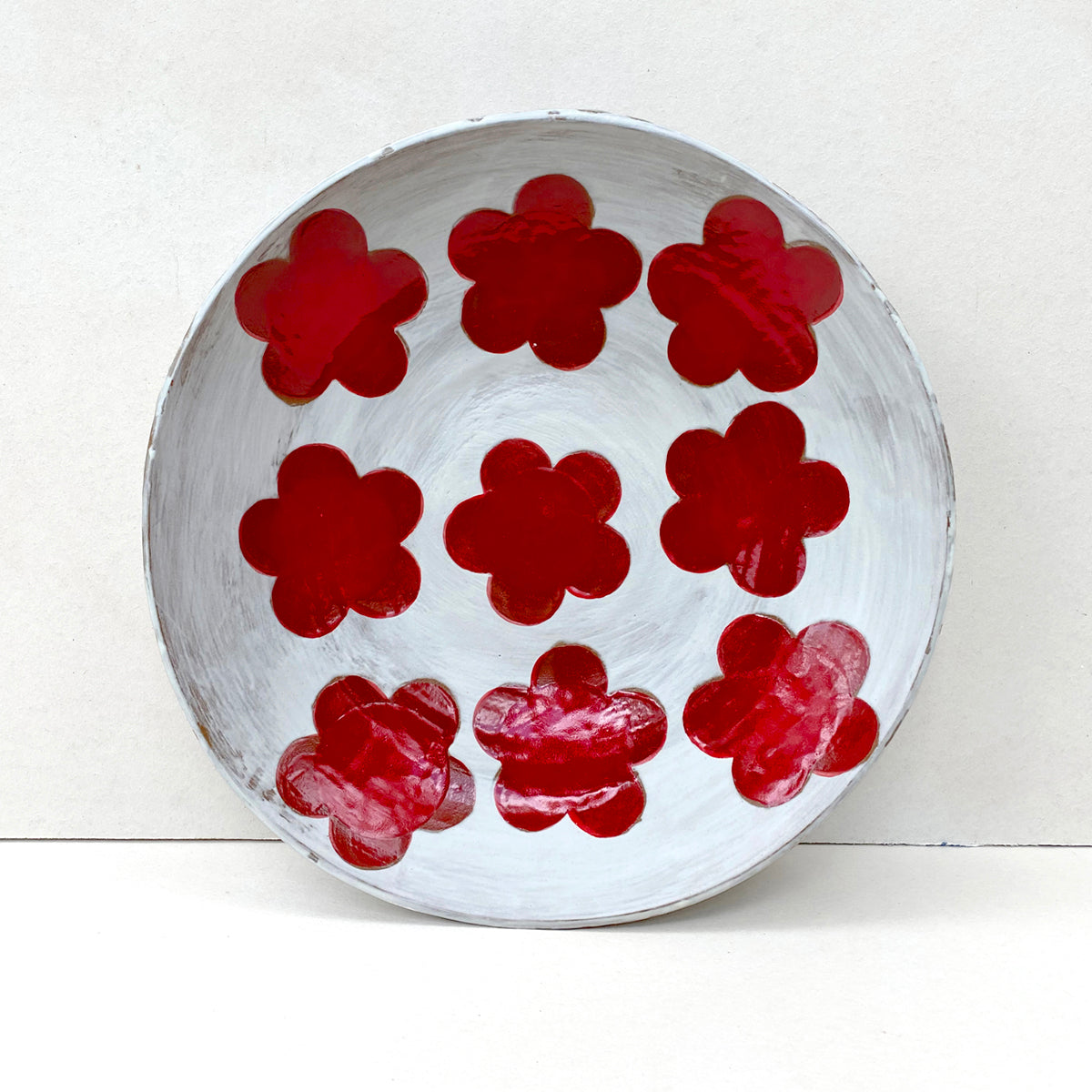 Janis Stemmermann | Red Flower Bowl IV