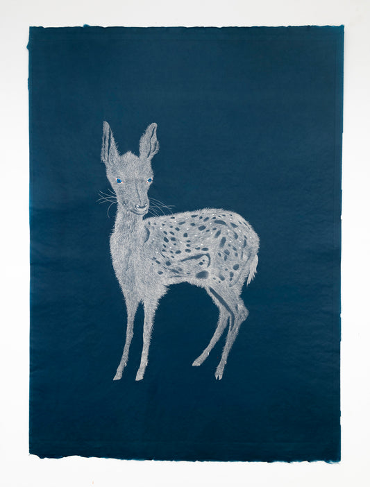Valerie Hammond | Chimera (Deer, Blue Eyes), 2023