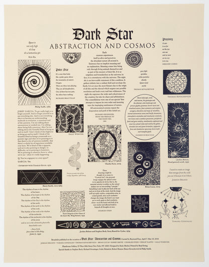 Dark Star: Abstraction and Cosmos