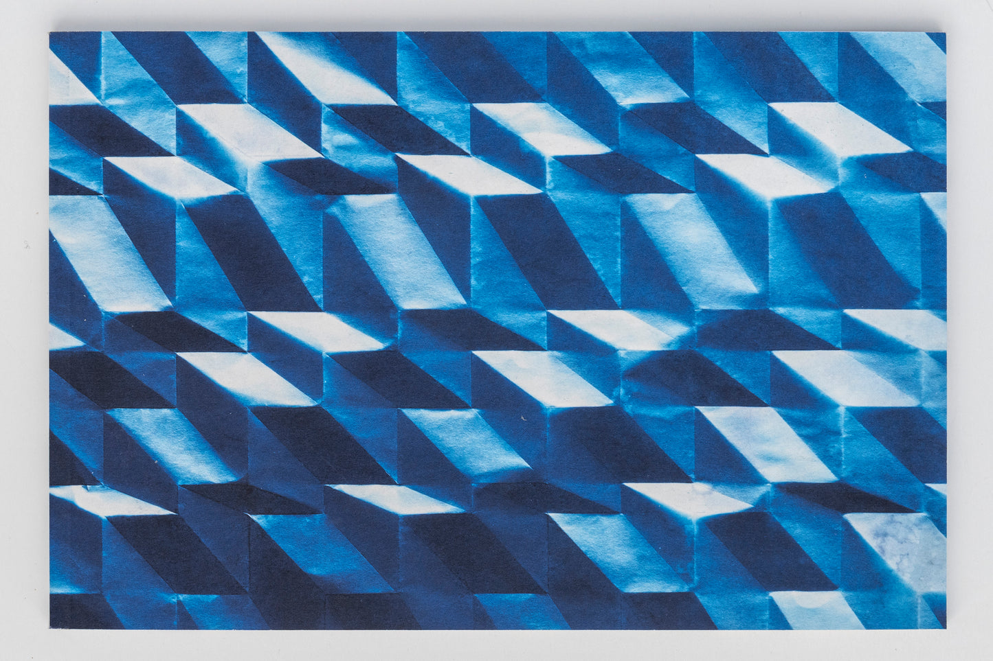 Fritz Hortsman | Folded Cyanotypes