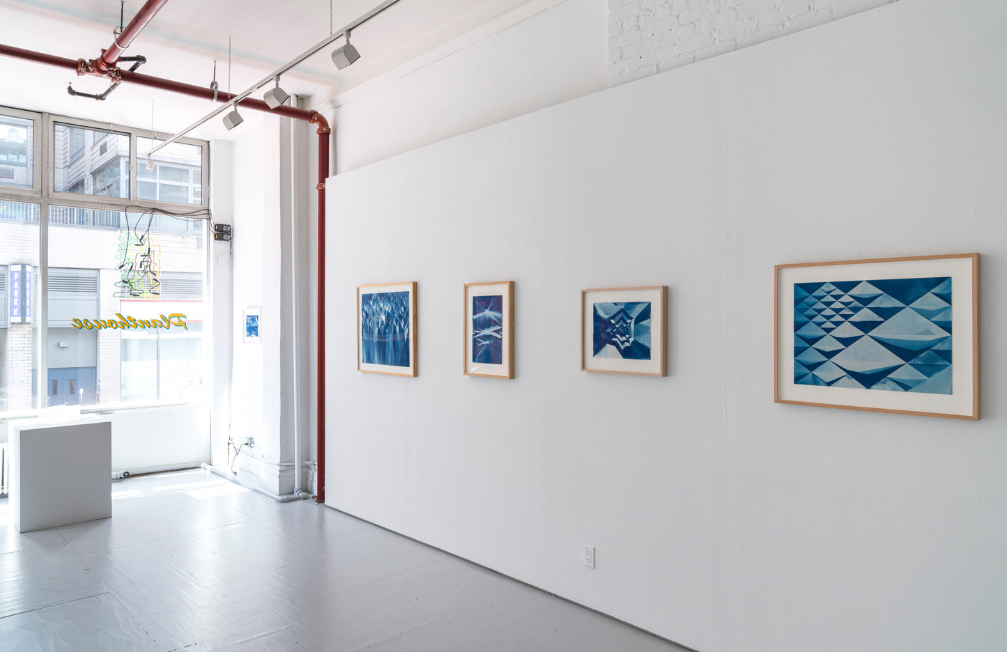 Fritz Horstman, Folded Cyanotype 284