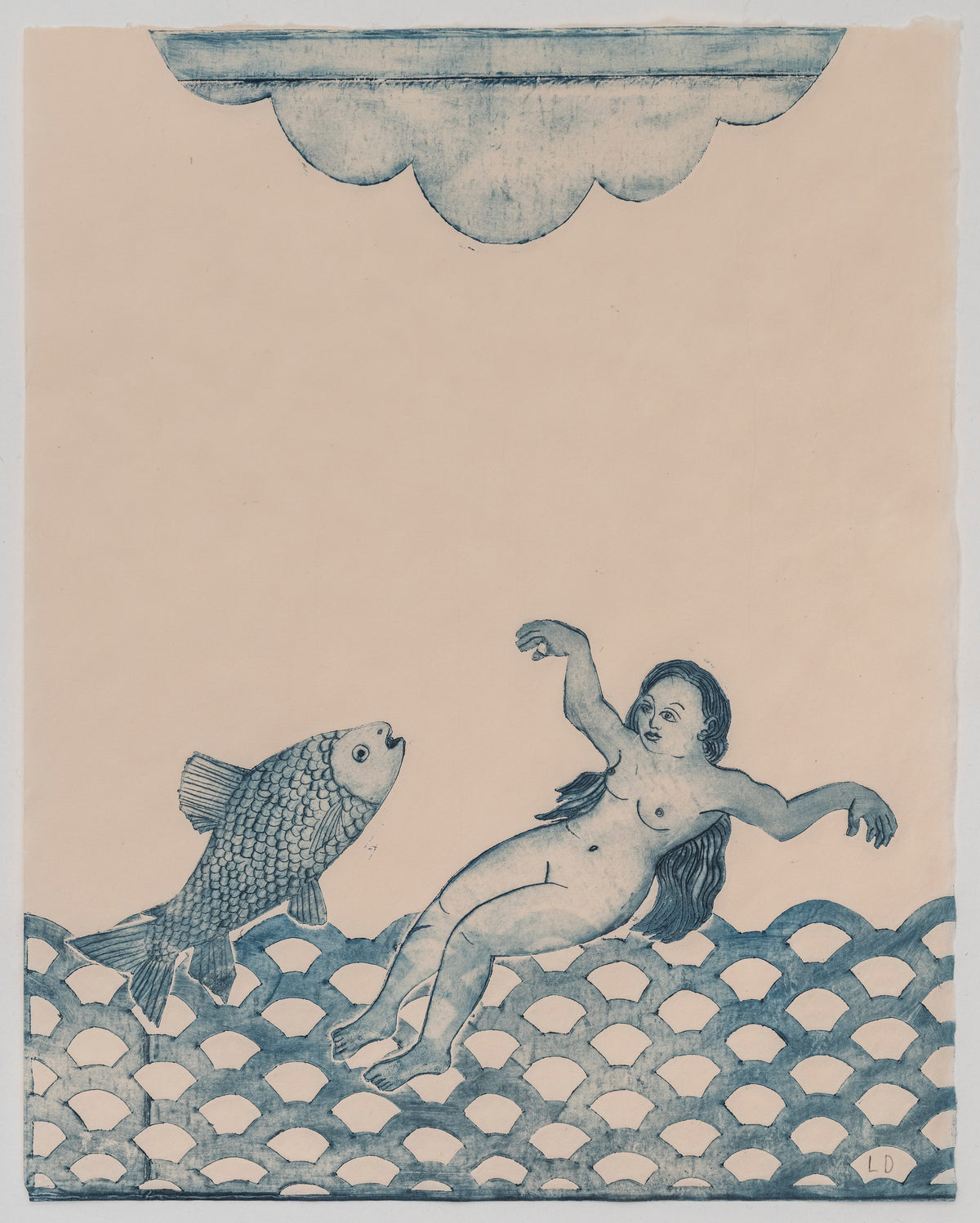 Lauren Drescher | Fish with Swimmer