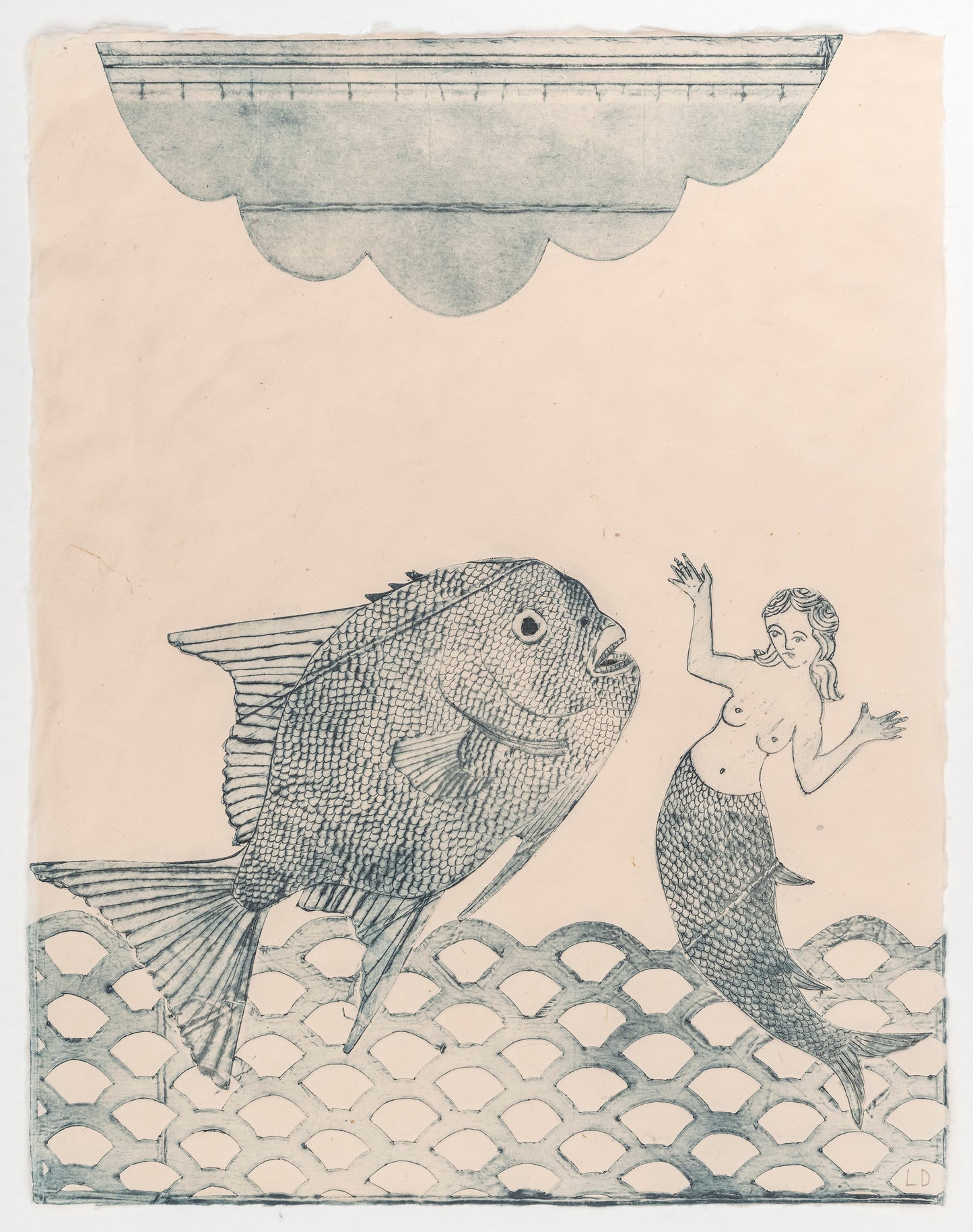 Lauren Drescher | Mermaid and Big Fish