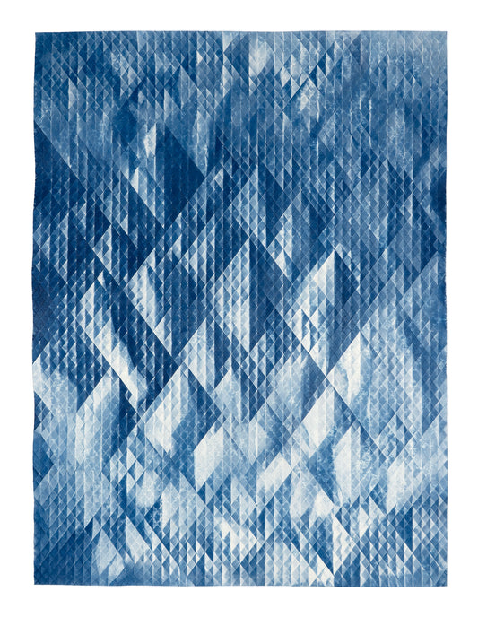 Fritz Horstman, Folded Cyanotype 331