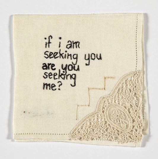 Diana Weymar |  Tiny Pricks Project | If I Am Seeking You