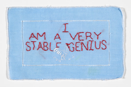Diana Weymar |  Tiny Pricks Project | I Am A Very Stable Genius