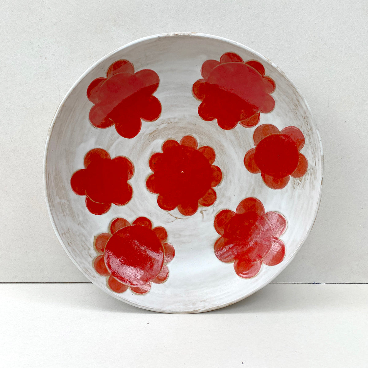 Janis Stemmermann | Red Flower Bowl I
