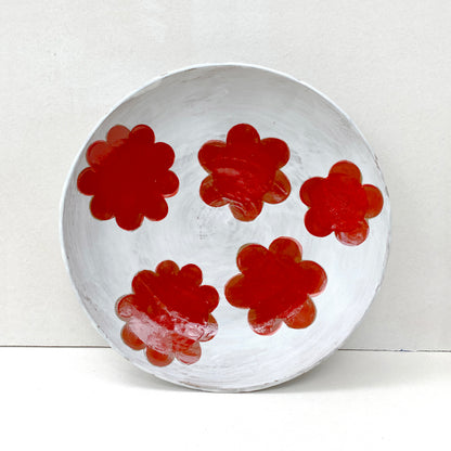 Janis Stemmermann | Red Flower Bowl VI
