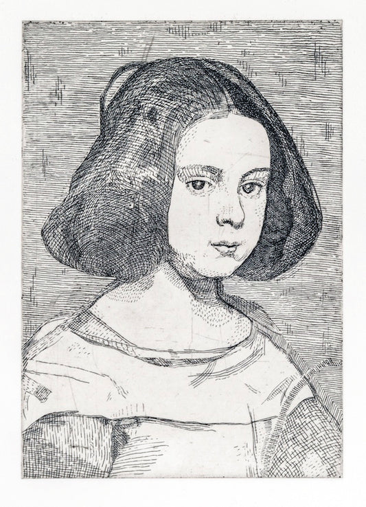 Portrait of a Girl after Velazquez - John Mitchell