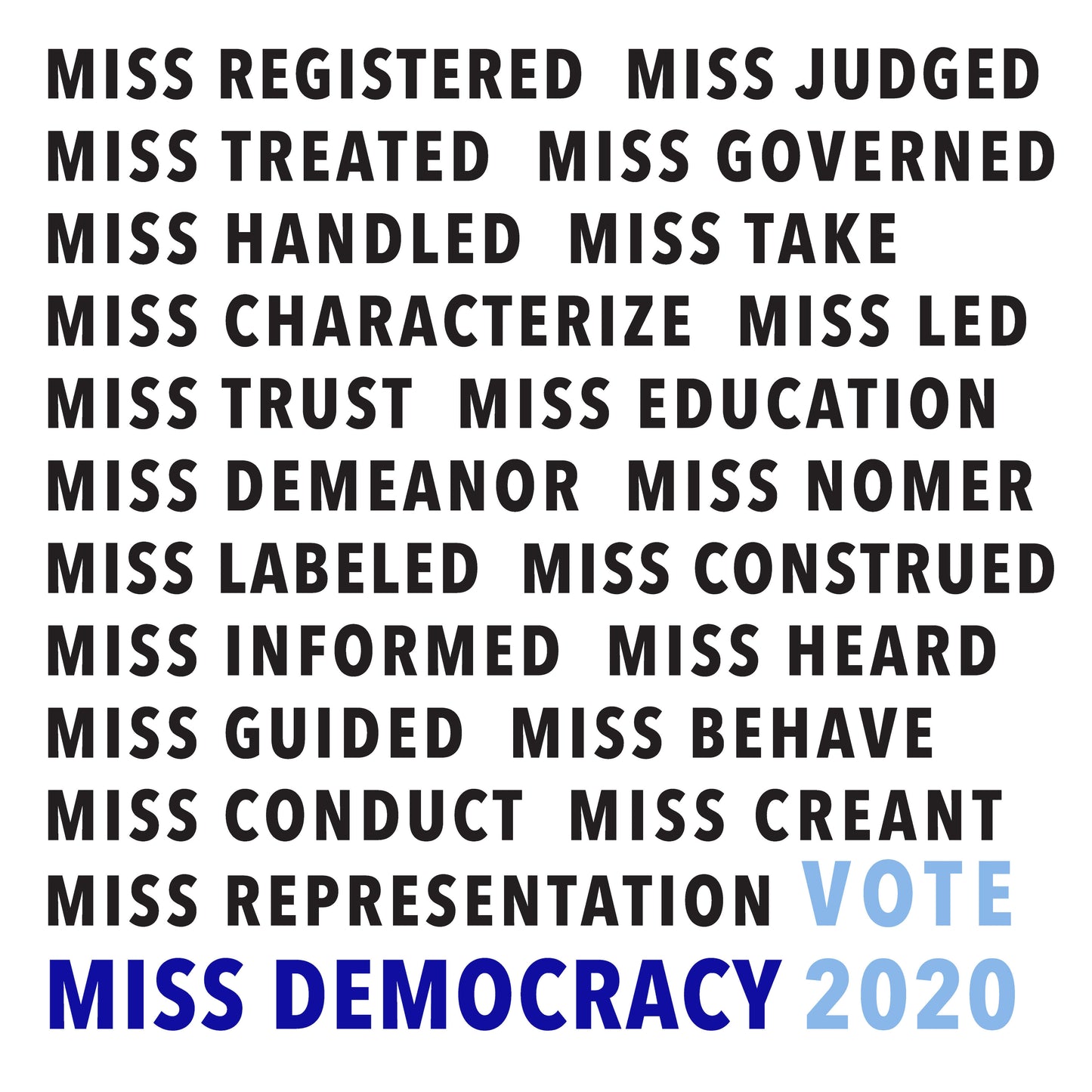 Victory Garden | Miss Democracy 2020 – Miss Democracy